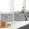 Household Essentials Canvas Storage Boxes with Lids, 2ct.